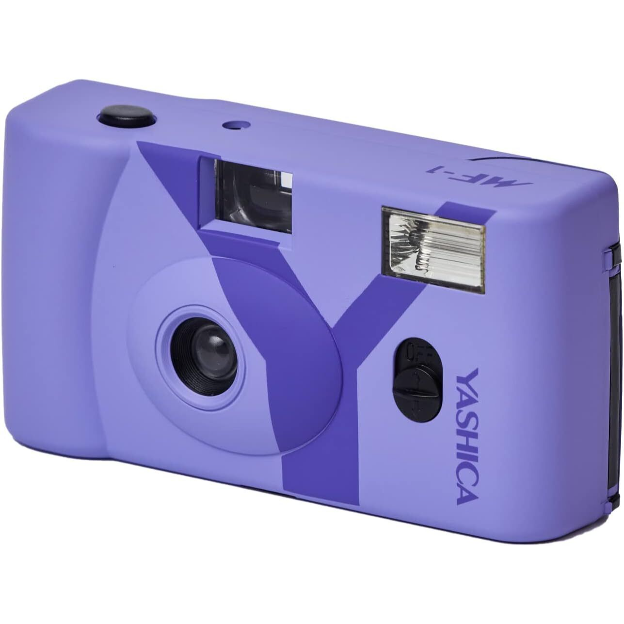 Yashica MF-1 Snapshot Reusable 35mm Film Camera Set (Lavender)