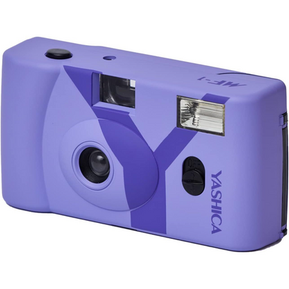Yashica MF-1 Snapshot Reusable 35mm Film Camera Set (Lavender)