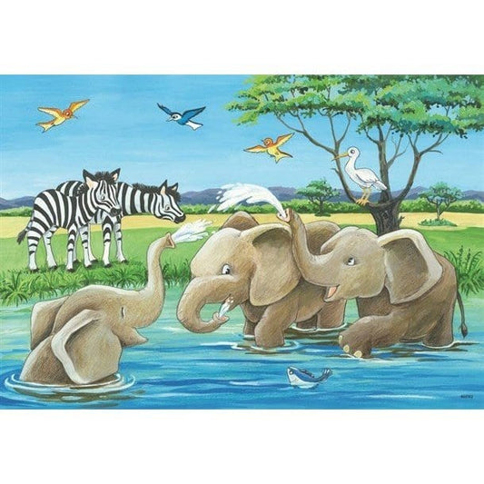 Ravensburger 2x12pc Baby Safari Animals Puzzle