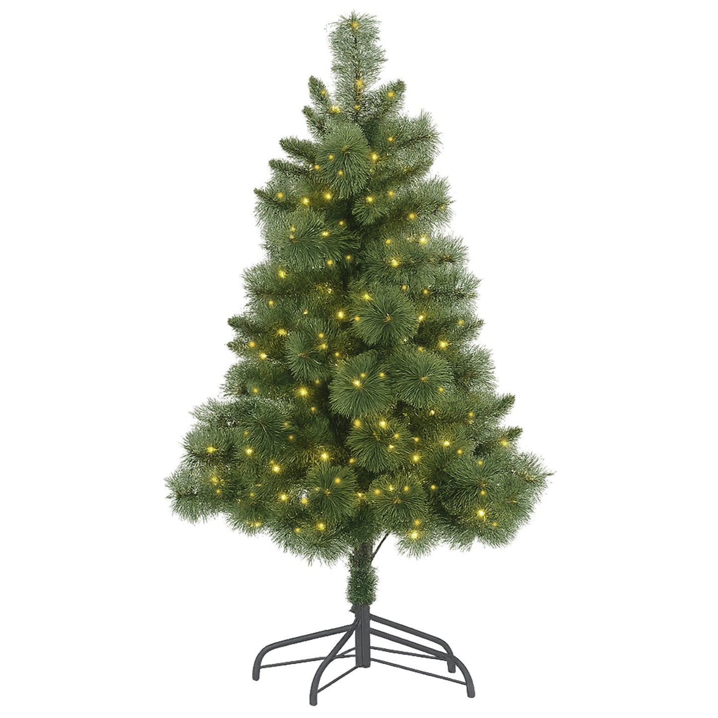Christabelle 1.2m Christmas Tree Cashmere Pine 4ft Pre-Lit LED Lights