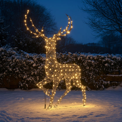 Lexi Lighting LED Classic Standing Reindeer