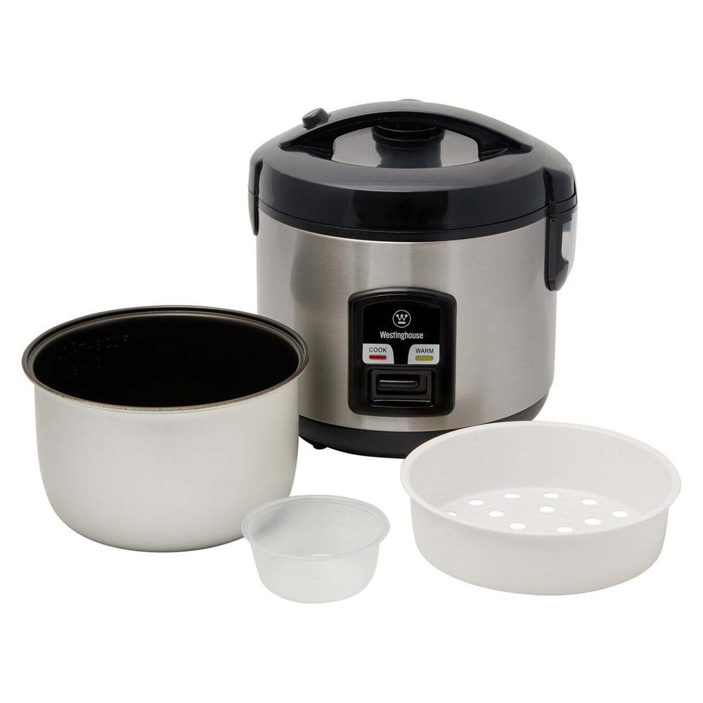 Westinghouse 10 Cup Rice Cooker Stainless Steel & Steamer