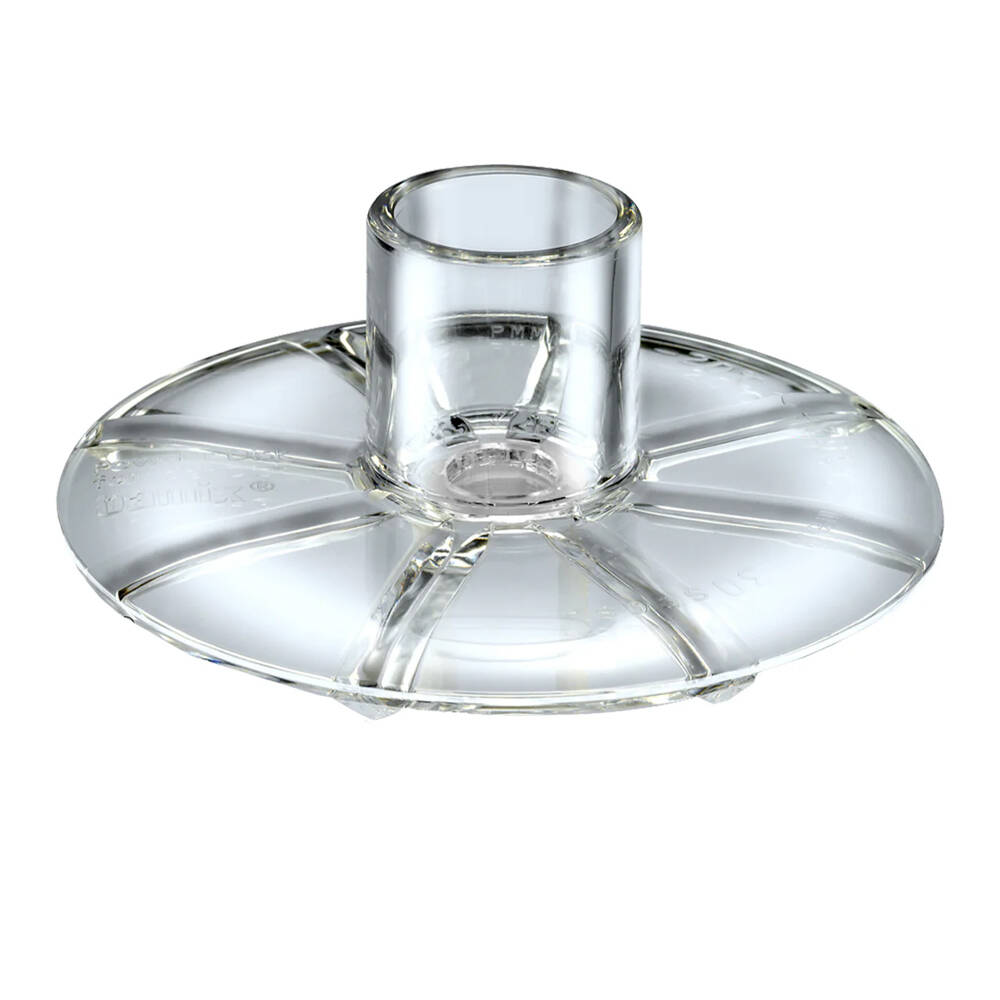 Bamix Plastic Powder Disc For Wet and Dry Food Processor Spice/Seeds Grinder White