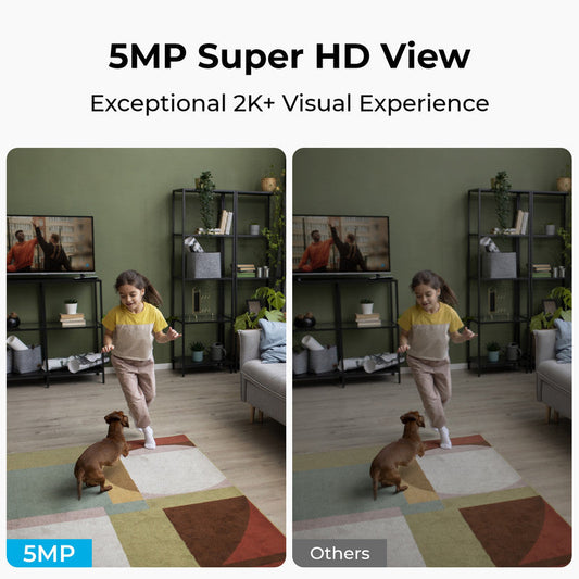 Reolink Pan&Tilt 5MP Wired WiFi  Camera Auto Tracking Person/Pet Smart Detection