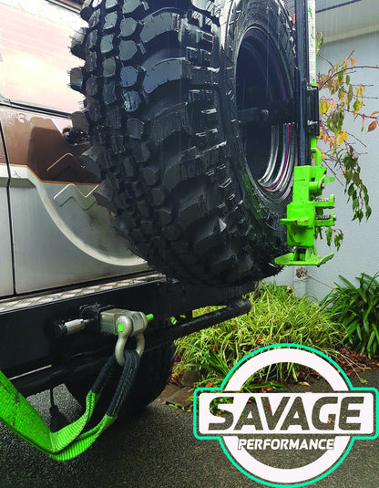 Hulk 4x4 Recovery Hitch 185mm with Bow Shackle *Savage Performance*