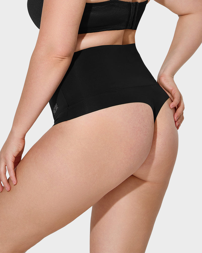 High-Rise Seamless Thong Panty(3 Pack)